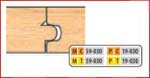 2 15/16 X 3/4 BORE 5 PC. FLOORING SET WITH NAIL SLOT